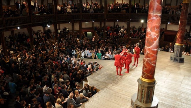 At the Globe Theater, you can see Shakespeare’s plays performed just as they were in Elizabethan times. Contributed by Cameron Hewitt