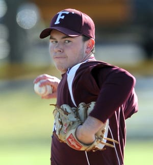 Falmouth's Nick Couhig, who has committed to pitch at Boston College next season, will spearhead the Clippers' efforts to win the Atlantic Coast League title this season. [Cape Cod Times file photo]