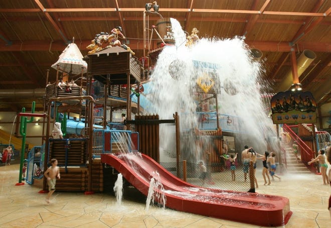 When it opened more than 10 years ago, Fort Rapids was a destination for families who would stay at the hotel and take in the water slides. But over the decade, the business went through sales, a variety of problems and eventually closed. [Dispatch file photo]