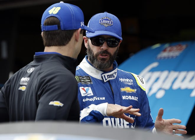 Jimmie Johnson is still searching for answers in 2017. [AP FILE]