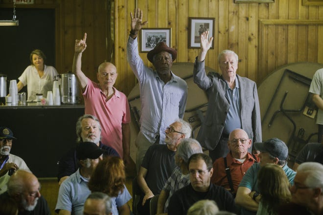 Alan Arkin, Morgan Freeman and Sir Michael Caine star in the updated comedy "Going in Style." (MGM)