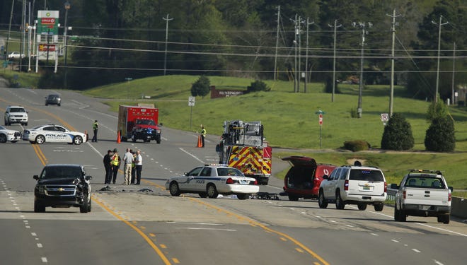 Mitchell Blake, 52, of Coker was killed when his motorcycle collided with a Tuscaloosa police vehicle on U.S. Highway 43 in Northport south of Mitt Lary Road at 5:37 a.m. Tuesday. [Staff Photo/Gary Cosby Jr.]