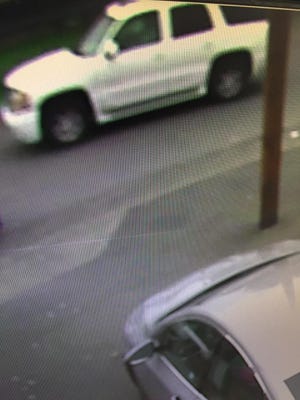 Eugene police are looking for this GMC Yukon after a female pedestrian reported the driver allegedly tried to force her into the car before two bystanders intervened. (Submitted photo)