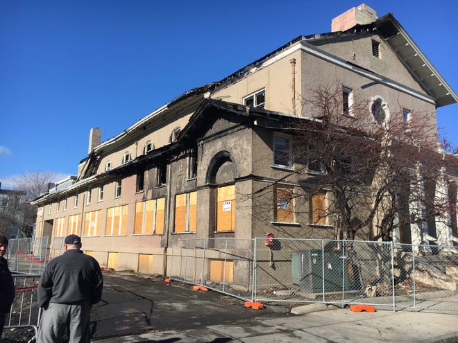 50 York Street pictured after a fire displaced residents in December 2016. [Courtesy photo/CoUrbanize]