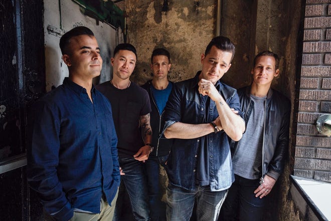 Members of O.A.R., from left: Benj Gershman, Richard On, Jerry DePizzo, Marc Roberge and Chris Culos [JOSH GOLEMAN]