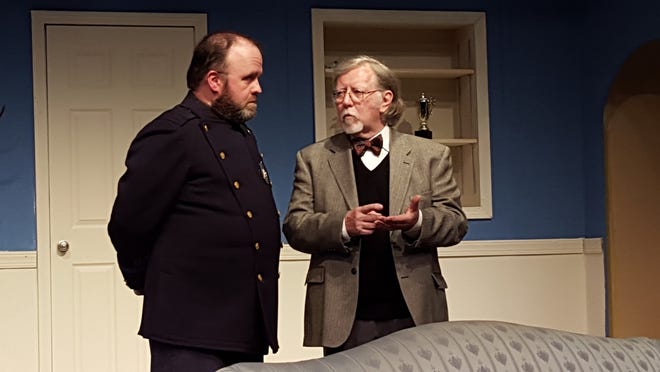 Michael Long (left) and Paul Campbell, both of Canton, will perform in, "Dial M for Murder." 

[Courtesy photo]