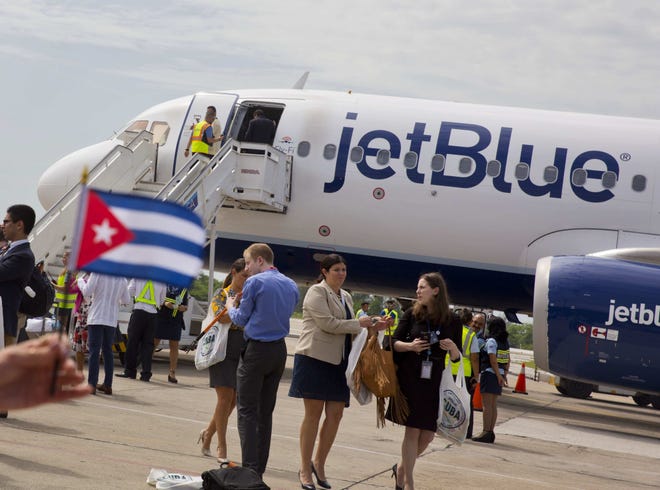 JetBlue Technology Ventures is among the investor partners backing Zunum Aero's plans to create a fleet of small hybrid-electric planes that could cost as little as $25 per flight to travel regionally. [AP FILE PHOTO]