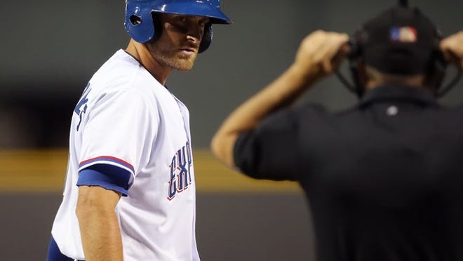 Will Middlebrooks has had to rebuild his swing after a serious elbow injury. CREDIT: Jamie Harms/for American-Statesman