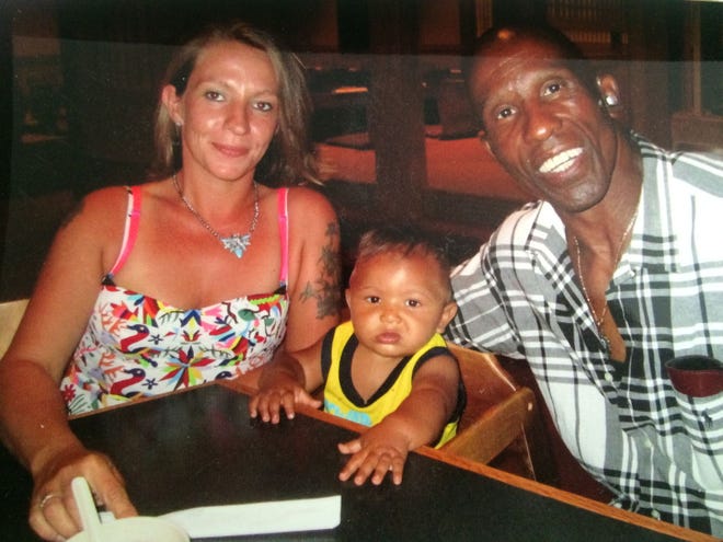 The late Samantha Thomas and her husband, Cornell, along with thier young son. [SPECIAL TO THE GAZETTE}