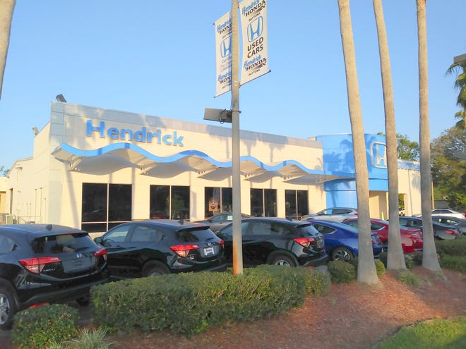The Hendrick Honda Daytona auto dealership at 330 N. Nova Road in Daytona Beach is set to be sold to a partnership that includes veteran auto dealers Gary Yeomans and Terry Taylor. Yeomans says plans call for relocating the dealership, which will be renamed Gary Yeomans Honda, to North Tomoka Farms Road, just south of Daytona International Auto Mall, next year. [News-Journal/Clayton Park]