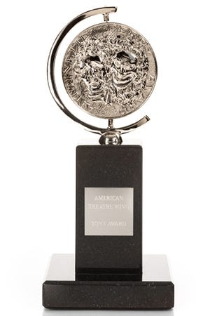 A Tony Award medallion.