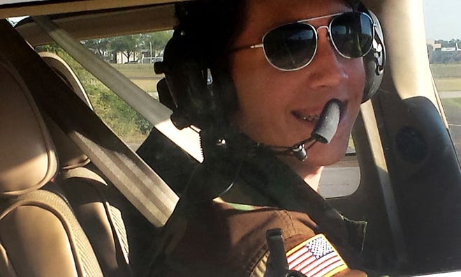 Danny Mandolesi, a senior at Neshaminy High School, is learning to fly as a member of the Civil Air Patrol Squadron 102, based at Northeast Philadelphia Airport.