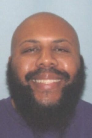 This undated photo provided by the Cleveland Police shows Steve Stephens. Cleveland police said they are searching for Stephens, a homicide suspect, who recorded himself shooting another man and then posed the video on Facebook on Sunday, April 16, 2017. CLEVELAND POLICE/AP