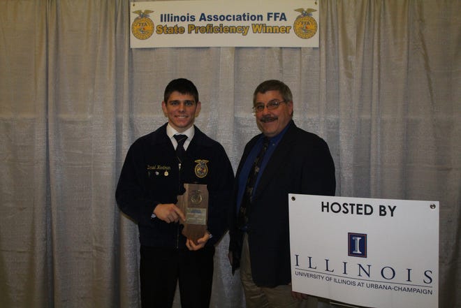 West Carroll FFA members recently were selected as district proficiency winners. Pictured: Daniel Hartman was selected as the state FFA profiency winner in environmental science and natural resources. [PHOTO PROVIDED]