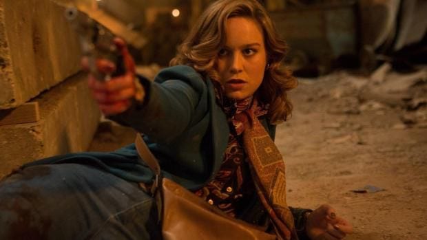 Brie Larson stars in the crime-comedy "Free Fire" opening in U.S. theaters this weekend.