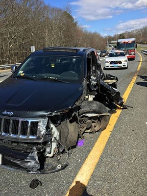 Ervina Sinko, 41, of Buffinton Street, Fall River, was taken to Rhode Island Hospital in Providence with serious injuries after she crashed her 2003 Jeep Cherokee, fell out of the driver’s seat and got dragged under the vehicle Tuesday at 3 p.m., police report.