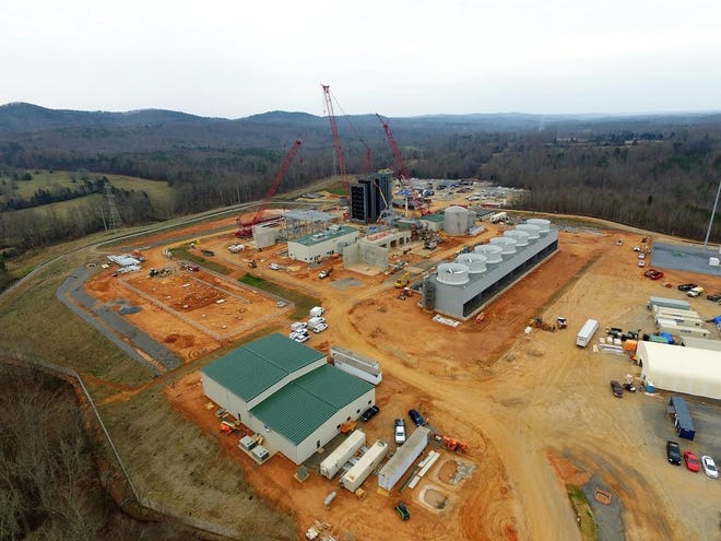 Construction is still underway at the Kings Mountain Energy Center on Gage Road. The plant is expected to be ready for commercial operation by summer 2018. [Special to The Star]