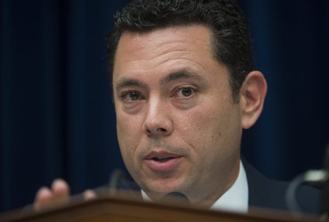 In this Sept. 13, 2016, file photo, House Oversight and Government Reform Committee Chairman Rep. Jason Chaffetz, R-Utah speaks on Capitol Hill in Washington. Chaffetz says he won't for re-election or any other office in 2018. THE ASSOCIATED PRESS