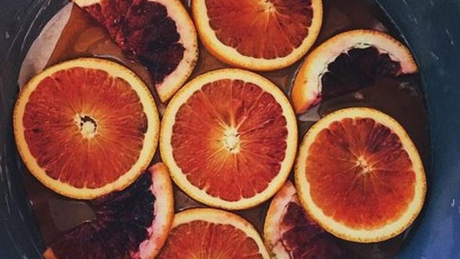 You can use a number of kinds of citrus in this cake. Jordan Smith used blood oranges, one of her favorites. Contributed by @_jordaneliza_