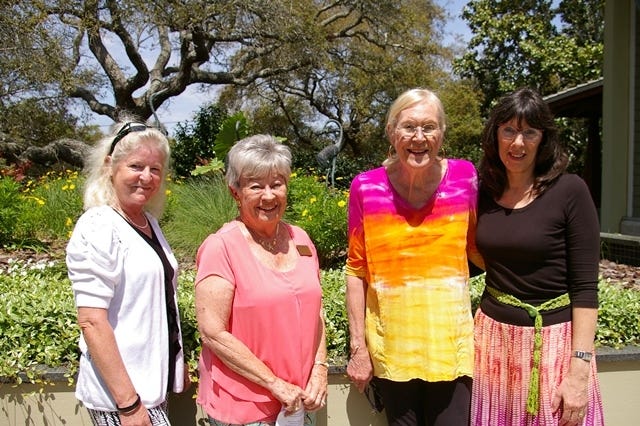 Pictured from left are Helen Everett, vice president; Becky Williams, president; Jennifer Lee, publicity chairperson (appointed position); and Wendy Krieg, secretary. Not pictured is Gail Ferguson, treasurer. [SPECIAL TO THE LOG]