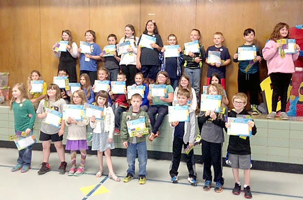 The Hillsdale Kiwanis recently recognized the Gier Elementary School "Terrific Kids" for the month of April. 

[COURTESY PHOTO]