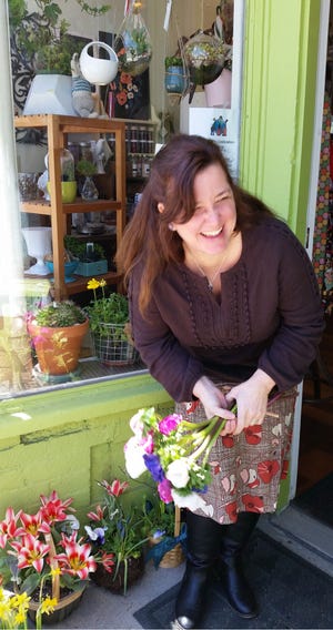 Bridget Tierney opened her shop, The Greenery, in 2003 in Scituate. In 2012, she moved it to Water Street in Warren. [Holly Emidy]