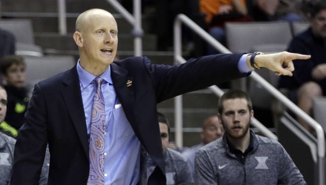 Xavier coach Chris Mack overcame losing streaks and shifting lineups to lead the Musketeers to the Elite Eight. [Ben Margot/The Associated Press]