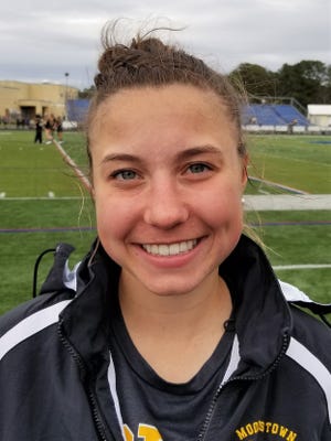 Moorestown junior Robin Panzarella is an attacker for the 2017 Quakers girls lacrosse team.