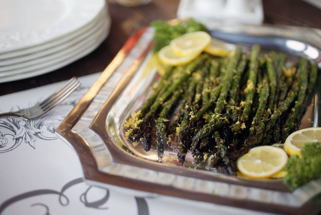 Asparagus is a pretty vegetable, so that it lends any meal a certain touch of elegance no matter how it is served. [MICHELLE LEPIANKA CARTER / GATEHOUSE MEDIA]
