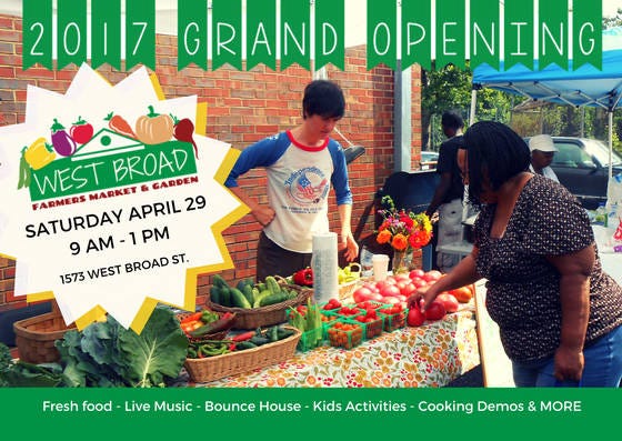 The West Broad Farmers Market opens Saturday for the season. Courtesy Athens Land Trust
