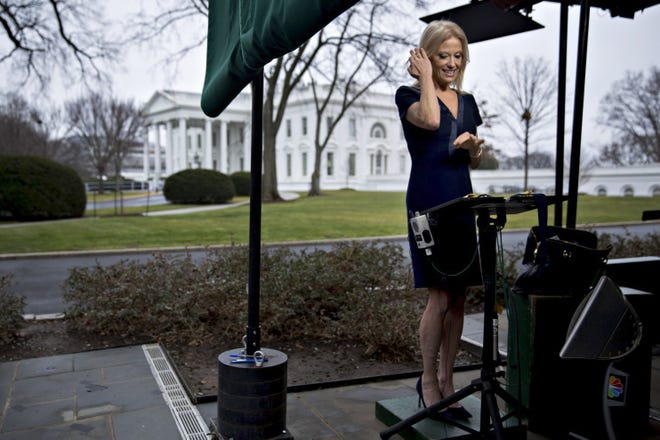 Counselor to the president Kellyanne Conway. ANDREW HARRER/BLOOMBERG