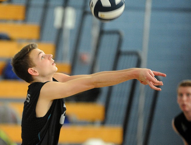 Framingham's Josh Oakes concentrates on the ball against Needham Friday afternoon. 

[Daily News and Wicked Local Staff photo/Art Illman]
