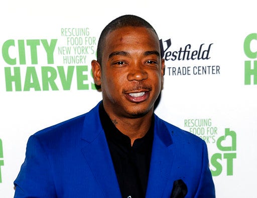 FILE - In this April 25, 2017 file photo, Ja Rule attends City Harvest's 23rd Annual Gala, "An Evening of Practical Magic" in New York. Organizers of the Fyre Festival in the Bahamas, produced by a partnership that includes rapper Ja Rule, have canceled the weekend event at the last minute Friday after many people had already arrived and spent thousands of dollars on tickets and travel. (Photo by Christopher Smith/Invision/AP, File)