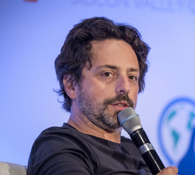 Sergey Brin, president of Alphabet and co-founder of Google Inc., speaks during the 2016 Global Entrepreneurship Summit (GES) at Stanford University in Stanford, California, on June 24. 

[Bloomberg/David Paul Morris]