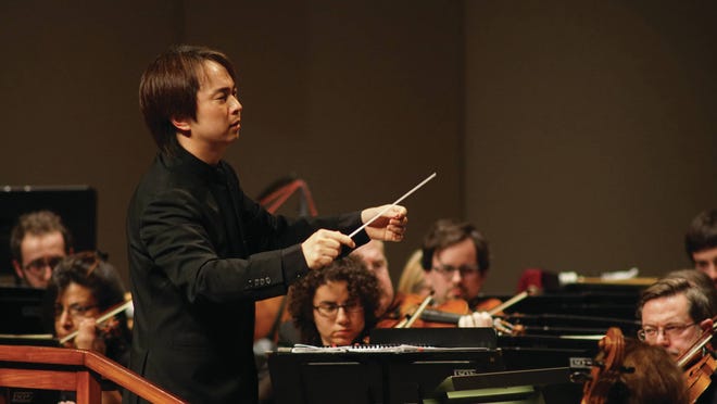 Maestro David Cho, seen rehearsing the Lubbock Symphony Orchestra in this 2017 file photo, has signed a contract extension to conduct the ensemble through the 2026-27 season.