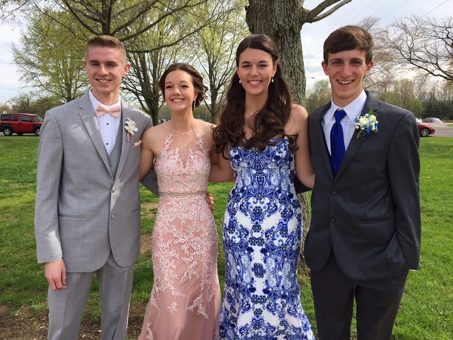 SUBMITTED PHOTO

Thanks to April Ernst for sharing this photo from Tusky Valley's prom, held April 21. Pictured (from left) are Noah Carpenter, Abby Ernst, Scout Weber and Clay Scott.