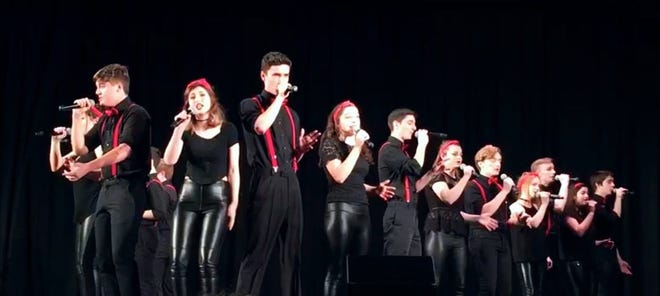 Members of L-S co-ed performance group Accent A Capella will be performing on Friday as part of 13th annual AcapellaPalooza event at Lincoln-Sudbury High School [Courtesy photo]