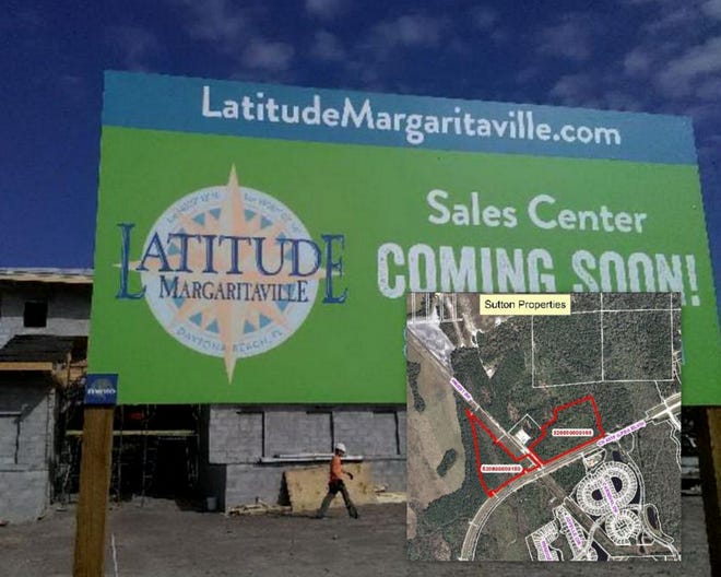 A grocery store and a Jimmy Buffett-owned eatery will be coming to LPGA Boulevard as part of the commercial development portion of the 6,900-home Latitude Margaritaville active adult community. Sutton Properties paid $8 million for the 38-acre parcel, with plans of opening in the summer of 2018