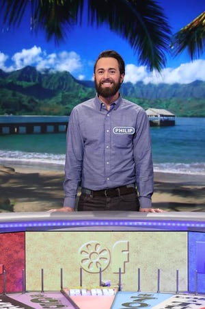 Philip McGinnis from Stanley appeared on Wheel of Fortune Monday night. He ultimately won $3,300. [CAROL KAELSON/SPECIAL TO THE GAZETTE]