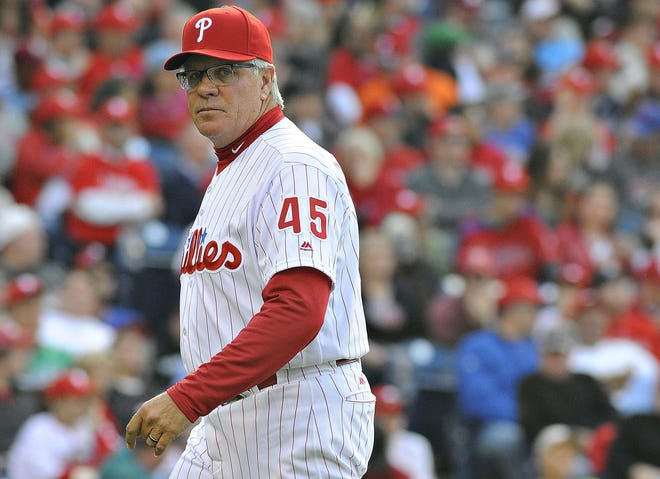 (File) Phillies manager Pete Mackanin is more confident in his team heading into this year.