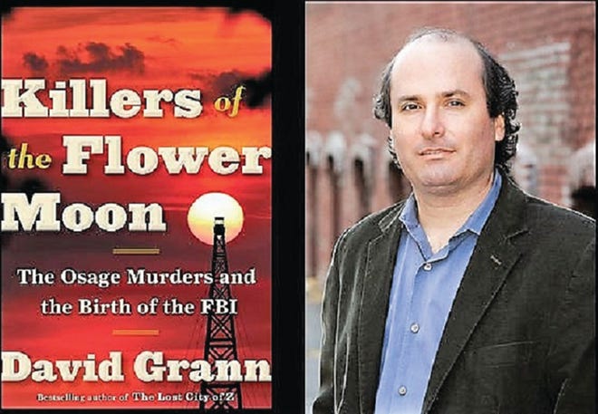 Three weeks after its release, “Killers of the Flower Moon,” author David Grann's book on the Osage Indian murders of the early 20th century, is No. 6 on The New York Times' Best Seller list for hardcover nonfiction. On April 29-30, Grann held book signings in Pawhuska at The Water Bird Gallery and the Osage County Historical Society Museum, as well as at The Tall Chief Theater in Fairfax.

Doubleday Publishing Co.