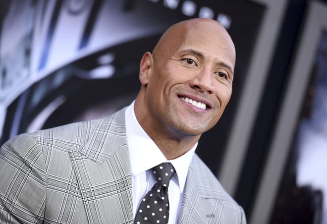 Dwayne Johnson says he is seriously considering a run for president. [The Associated Press]