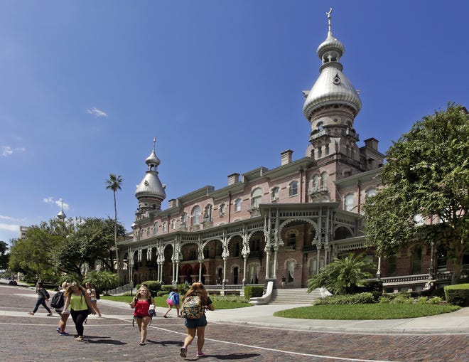 The old Tampa Bay Hotel building, built by Henry B. Plant in 1891, is now the centerpiece of the campus of the University of Tampa. [GATEHOUSE MEDIA ARCHIVE / 2014]