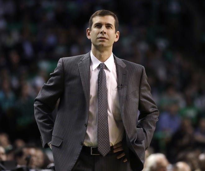 Celtics coach Brad Stevens is preaching calm as his team prepares for Game 7 of the Eastern Conference semifinals on Monday night against the Wizards.