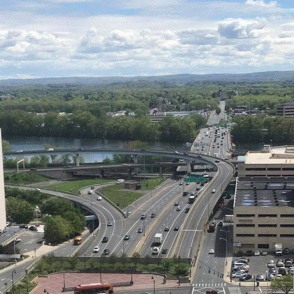Tuscaloosan Jordan Magadan helped identify the highway overpass at the junction of Interstates 84 and 91 in Hartford, Connecticut, as the mystery road pictured on Radiohead's 1997 "OK Computer" album.