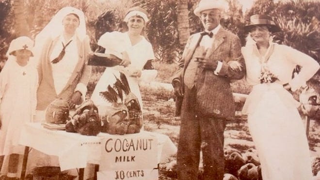 This photo is part of the Cocoanut Dreams exhibit on display at the Boynton Beach City Library. (handout: Debby Coles-Dobay)