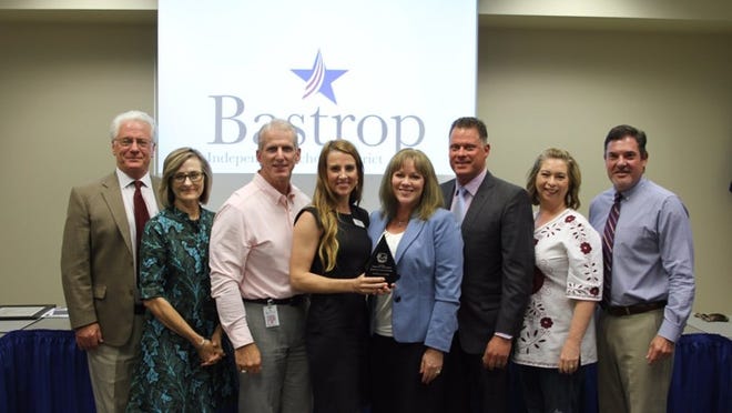 Bastrop school district recognizes We Believe in BISD as its community partner of the year. The Chamber of Commerce program sponsored schools, awarding $200 gifts to each from a designated wish list. CONTRIBUTED