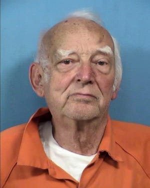 This undated photo provided by the DuPage County State's Attorney's Office shows Edward Klein. Klein, A retired federal law enforcement officer was charged in the May 16, 2017 shooting of an Amtrak train conductor in Naperville, Ill. Klein appeared in bond court Friday May 19, 2017 on attempted murder and aggravated battery charges. He was ordered held in lieu of $1.5 million bail. (DuPage County State's Attorney's Office via AP)