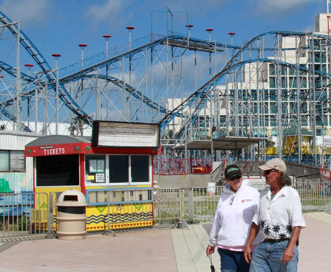 The property that houses the rides on the Boardwalk in Daytona Beach has been hit with a violation for not paying property taxes on the equipment to the tune of $26,000. If that debt is not paid, the rides could be moved or sold. [News-Journal/David Tucker]