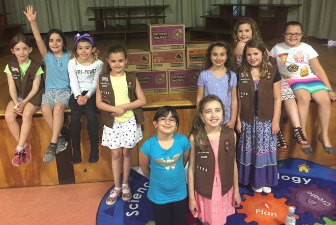SUBMITTED PHOTO

Members of Somerset Brownie Troop 41133 who recently donated Girl Scout Cookies for U.S. troops are pictured above. From right to left are Sam Vieira, Josephina Melancon, Kamryn Lobo, Lidia Corvo, Isabella Medeiros, Ruby Guerra, Claire Brodeur, Madisyn Mendonca, Olivia DeMello and Maya Martins. Not present when the photograph was taken were Camryn Alexander, Abigail Botelho, Sophia Cadorette, Rachel Charette, Erin Gunn and Sydney Janczonski.